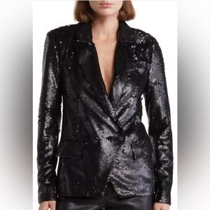 L Agence Sequin Kenzie Blazer size 8